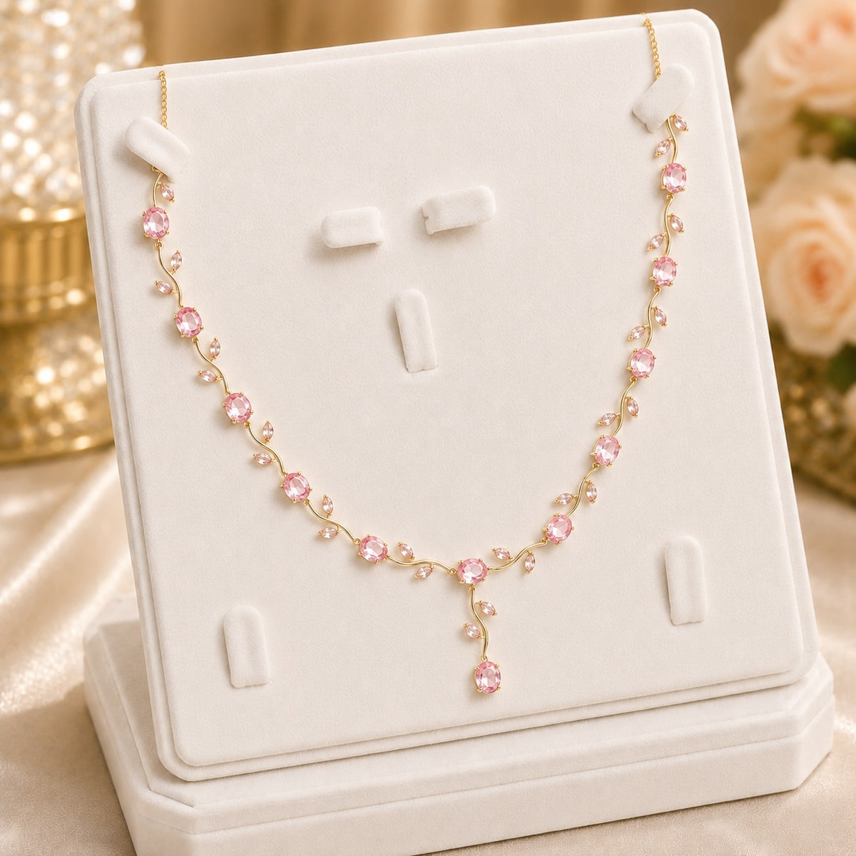Luminous Tulip Necklace (Adjustable)