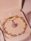 Luminous Swan Pendant + Tulip Bracelet Set (Premium Box Included)