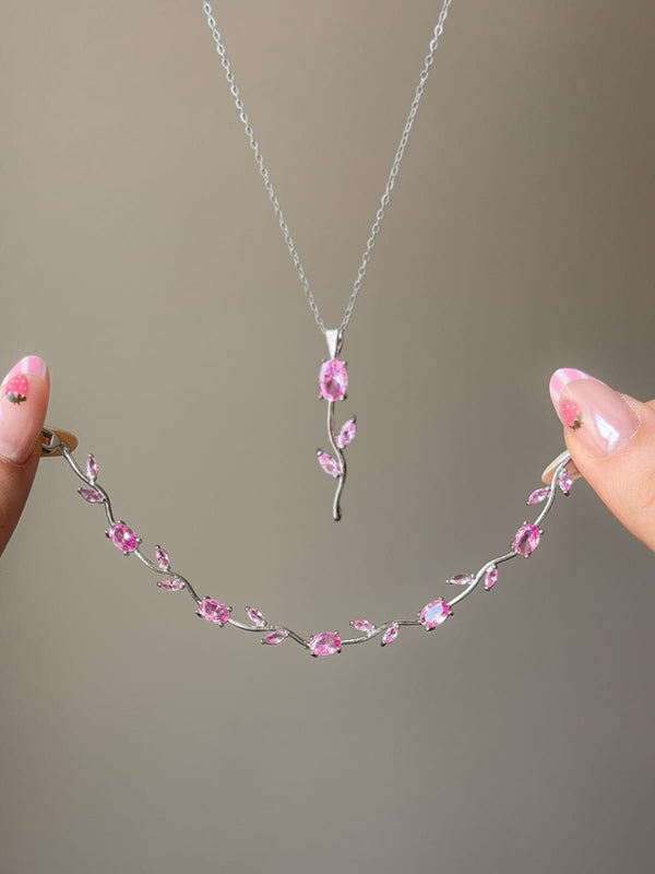Luminous Tulip Necklace & pendant