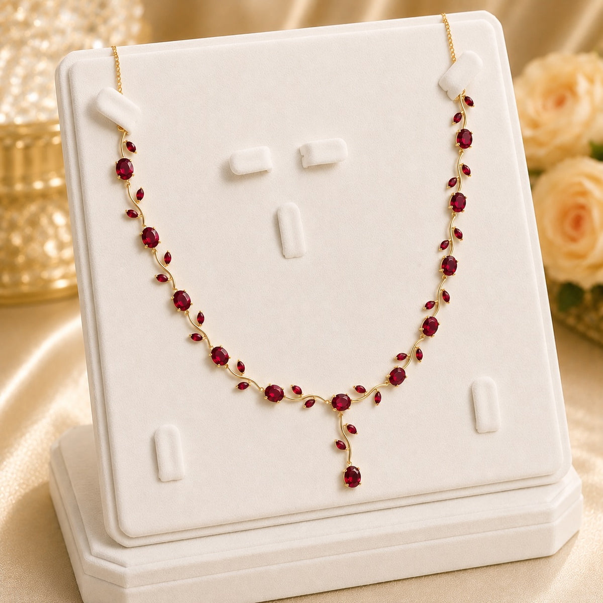 Luminous Tulip Necklace (Adjustable)